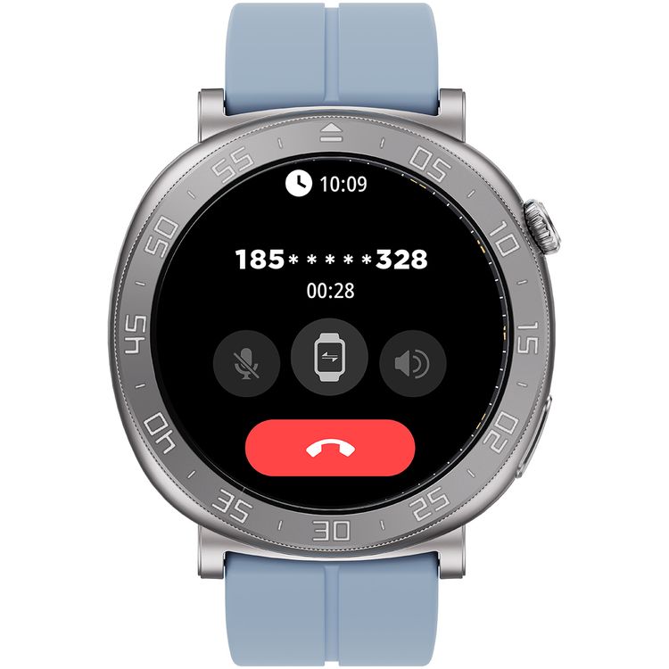 Porodo Salud Smart Watch with 1.43" HD Screen Size, 280mAh Battery Capacity, Up to 5 Days Working Time, Up to 30 Days Standby Time, 2 Hours Charging Time, GPS Log Tracking, Camera Shutter, Sleep & Stress Management, Smart Connectivity, Durable & Lightweight - Blue