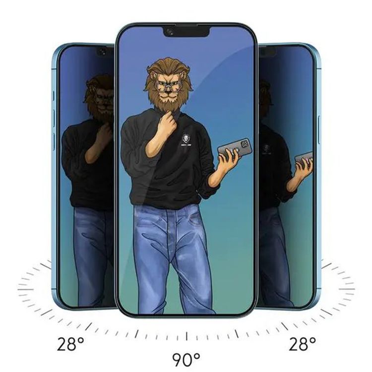 Green 9H Steve Privacy Screen Protector