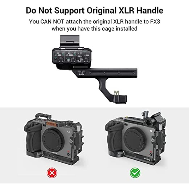 SmallRig Cage for Sony FX3 Cinema Camera 3277 - Black