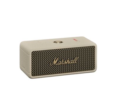 Marshall Emberton III Compact Portable Wireless Speaker with More than 32 Hours of Playtime, IP67 Water Resistance Level, Bluetooth Version 5.3, Built-in Microphone - Cream