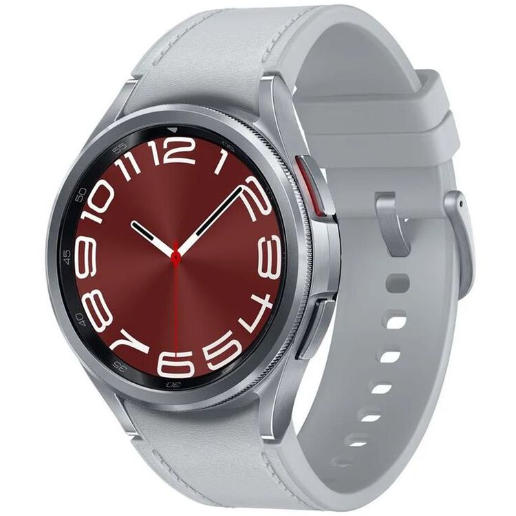 Samsung Galaxy Watch 6 Classic, 43mm Display, Fast Charge, NFC, Fall Detection &Emergency SOS Calling, Sleep Tracking, Personalized HR Zone - Silver 