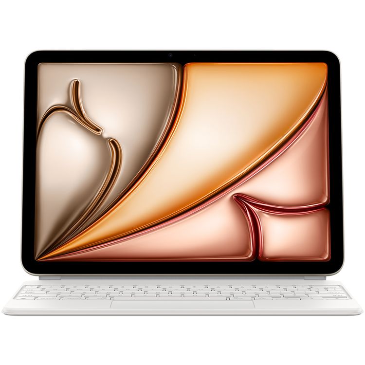 Apple Magic Keyboard for iPad Air 13" M2 with English Language, Front & Back Protection, Backlit Keys & a Scissor Mechanism, USB-C Port, Portable & Thin Design, Multi-Touch Gestures - White