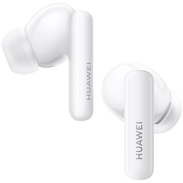 Huawei FreeBuds 5i Earbuds, Flexible Noise Cancellation, Touch Control, 10 mm Dynamic Driver, 410 mAh Charging Case Battery Capacity - Ceramic White