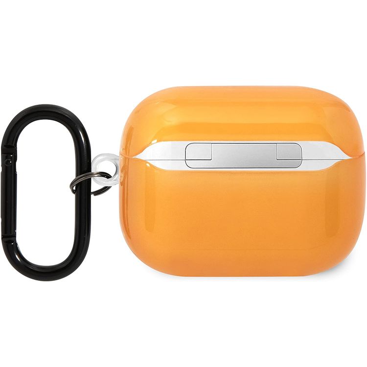 AMG Transparent Case for Airpods Pro, TPU Material, Supports Both Wired & Wireless Charging, Anti-Shock, Anti-Slip, Fingerprint and Dust-Proof, Easy Hook, 360° Full Protection, Accurate Cutouts - Yellow