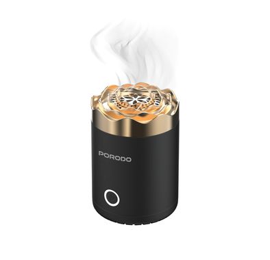 Porodo Rose Mini Incense Burner with 90 Seconds Auto-Off,...