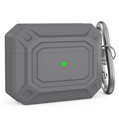 AhaStyle Premium Silicone Rugged Design Case with Anti-Lost Carabiner Compatible for AirPods Pro, Scratch Resistant, Shock Absorption & Dustproof