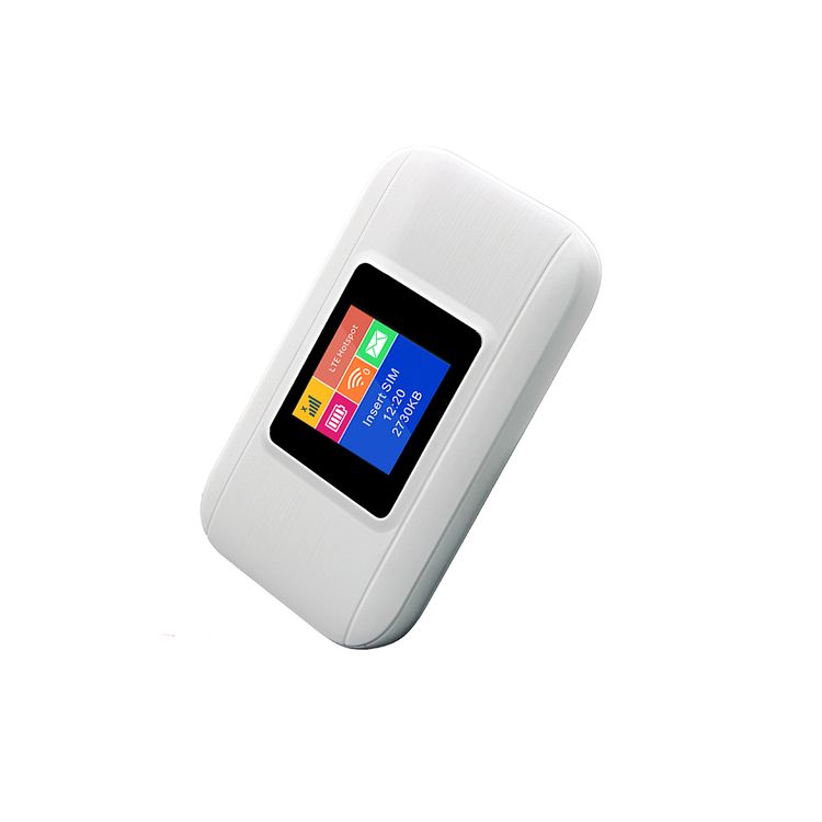 Porodo Nexfi 3000mAh 4G LTE Portable WiFi Router with 10m Signal Distance, Micro Sim, Secure Encryption,  Multi-User Connection, 10m Signal Distance, 32GB Micro SD, 50Mbps 4G Upload Speed - White