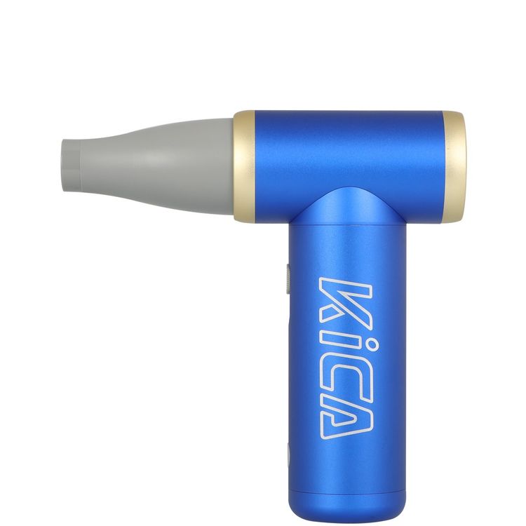Kica Jet Fan 2 Vacuum Kit, 4 m/s to 20 m/s Adjustable Wind Speed, 101000RPM Brushless Motor, Aviation-Grade Aluminum Shell, Uses for Cleaning, Drying, Inflating & Dusting Hard-to-Reach Areas, Vacuum Accessories Included - Blue