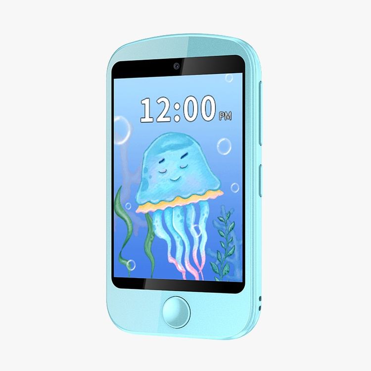 Porodo Kids 4G Smart Phone, 700mAh Battery Capacity, 24 Hours Normal Usage, 48 Hours Standby Time, SOS Calling, 2.8" Screen Size - Blue