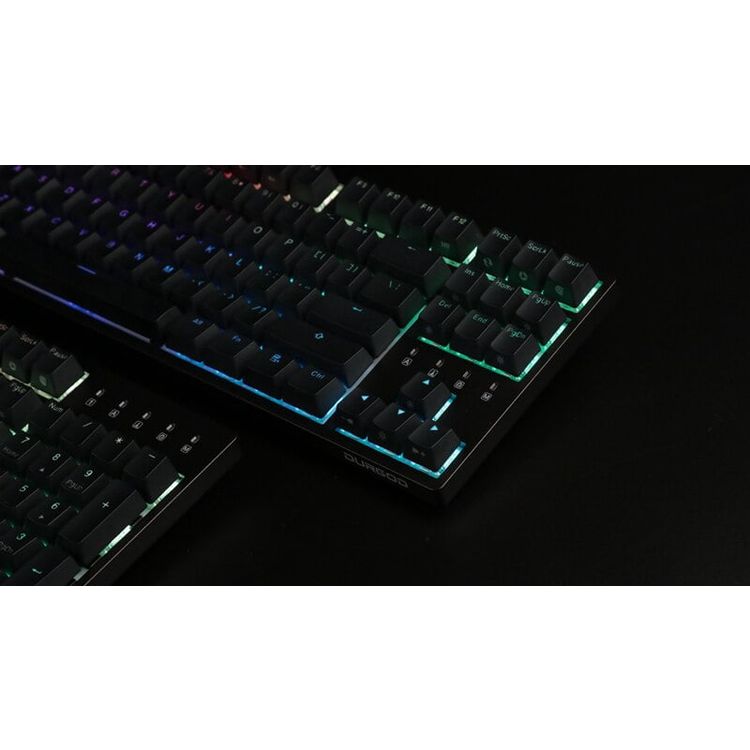 Durgod Taurus TKL Wireless Mechanical Gaming Keyboard  - Double Shot PBT NKRO (Cherry Red,Brown) - Space Purple