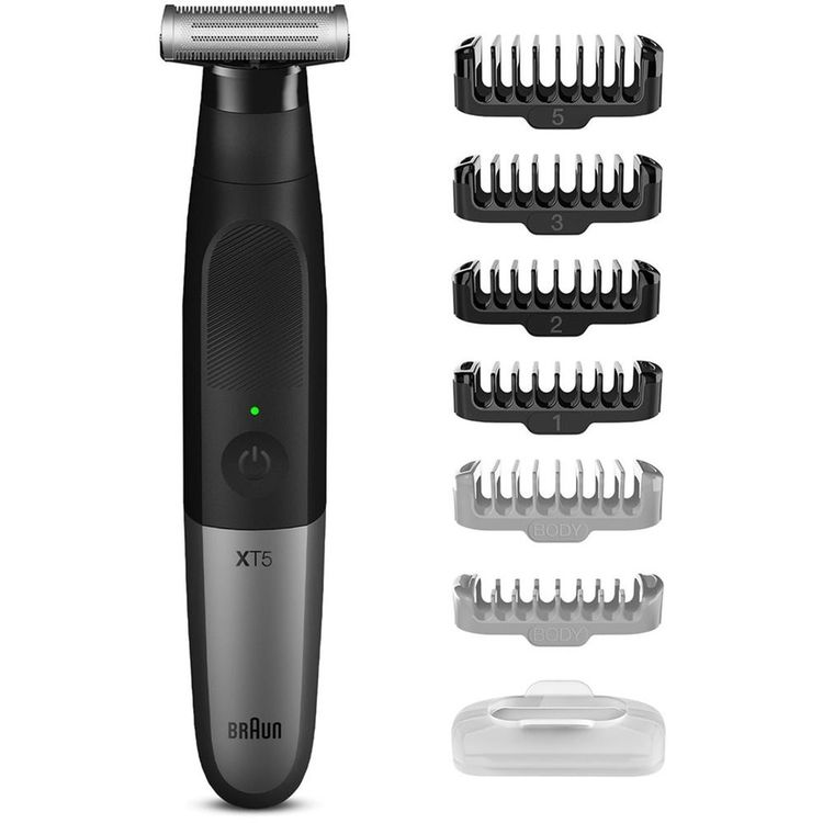 XT5200 Wet & Dry Hybrid Hair Trimmer| Braun X Series - Black / Gray