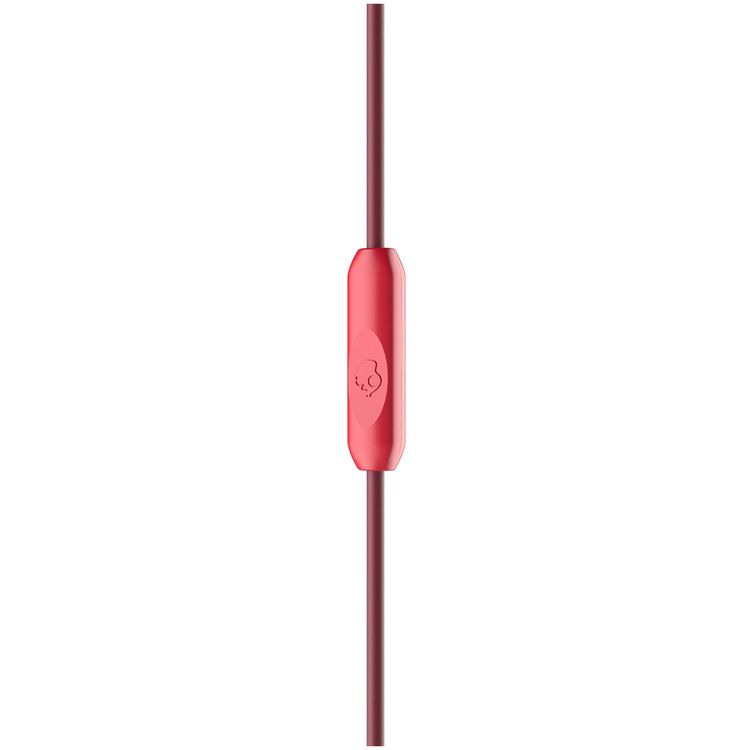 Skullcandy Stim Wired On-Ear Headphones with Built-in Microphone and Remote, Supreme Sound Balanced Audio, Lightweight Design, Passive Noise Isolation - Red