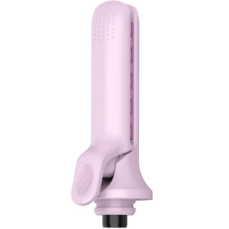 Porodo 5-in-1 Hair Styling Tool with Auto-Warp Curling & Straightening, 5 Heat Levels, Safe Auto Shut-Off, 5 Styling Modes, PTC Even Heating - Pink