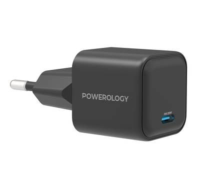 Powerology 35W GaN Charger with Single Type-C Port and EU...