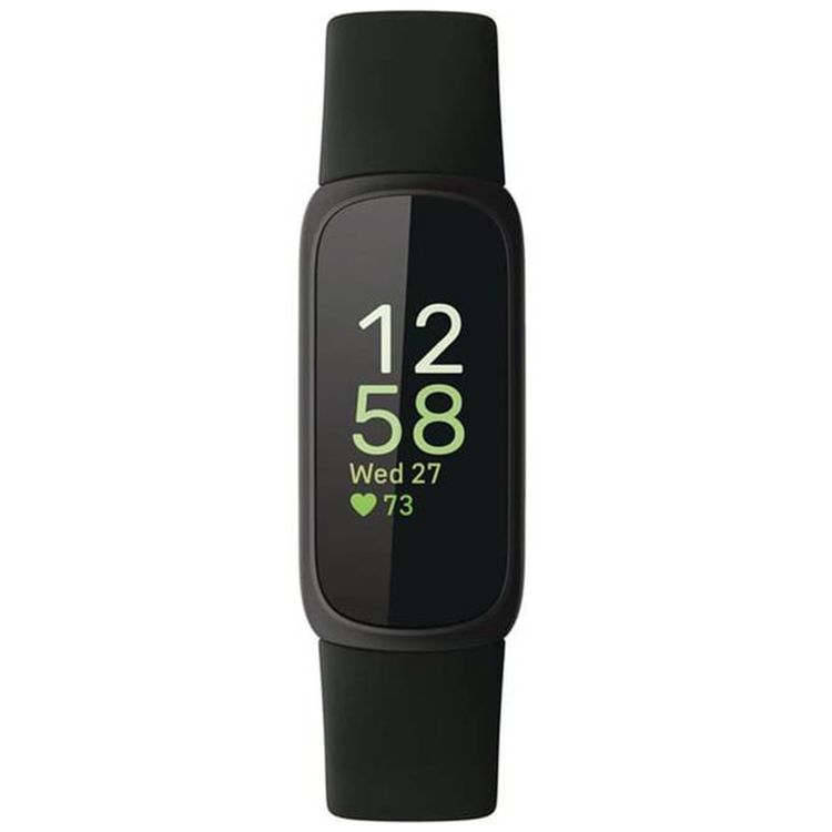 Fitbit Inspire 3 Fitness Wristband with Heart Rate Tracker - Black/Black