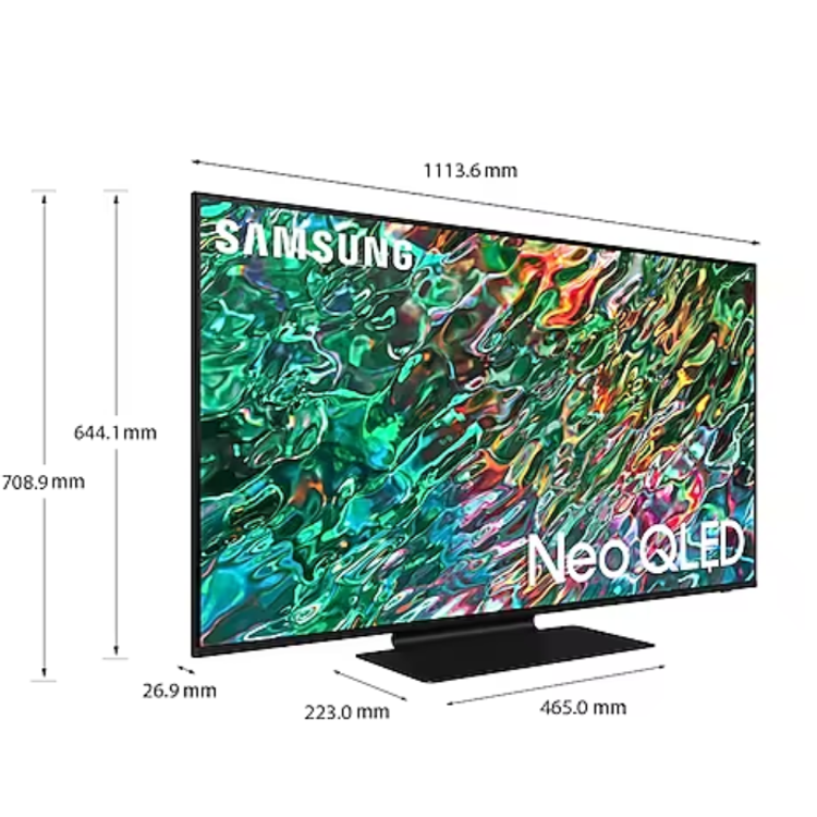 تلفزيون سامسونج الذكي 55 بوصة QN90B Neo QLED 4K - أسود - 55 بوصة