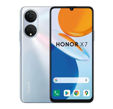 HONOR X7 4GB RAM 128GB, 4G LTE, Dual SIM, 6.74 inches - Titanium Silver