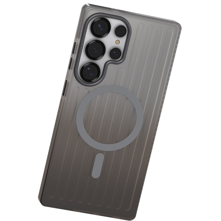 Levelo Cabin MagSafe Case for Samsung S26 Ultra, Shock-Resistant Bumper, Strong Magnets, 1.5m Drop Tested, Shockproof Corners, Enhanced Camera & Screen Protection, 2H Scratch Resistance, Ever-Clear Technology - Silverstone