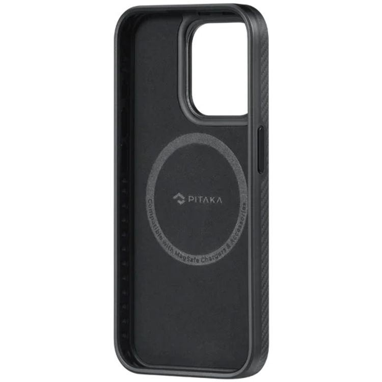 Pitaka MagEZ Case 4 - Black / Gray Twill - iPhone 15 Pro Max