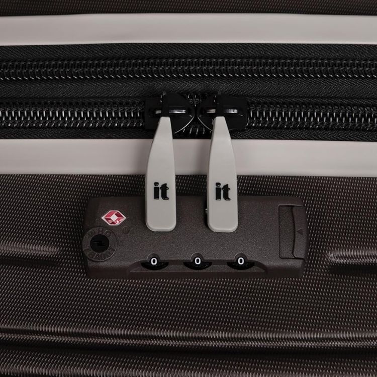 it luggage Eco-Protect Unisex ABS Hard Case, Expandable Trolley Bag with TSA Lock & 8 Spinner Wheels - Coffee Bean