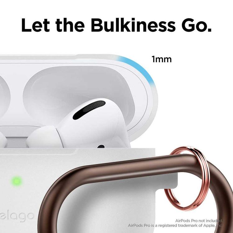 Elago Slim Hang Case for Apple Airpods Pro - Night Glow Blue