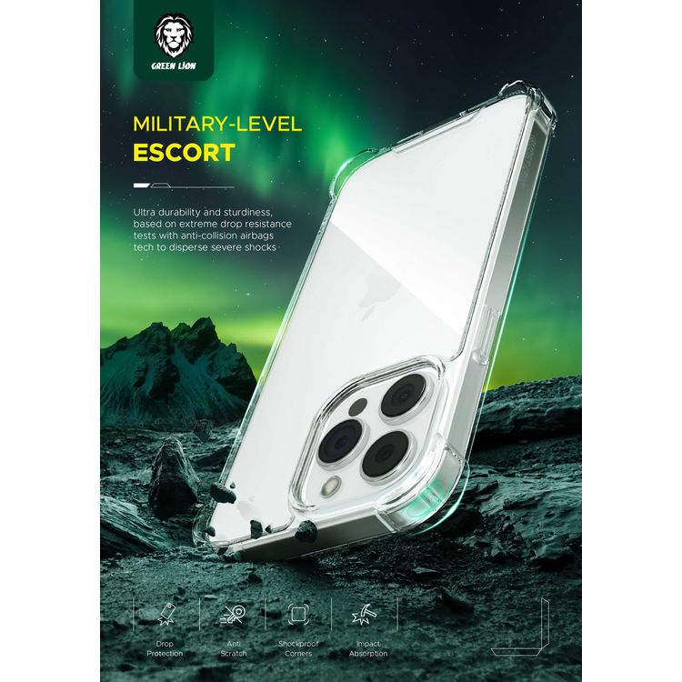 حافظة جرين ليون مضادة للصدمات