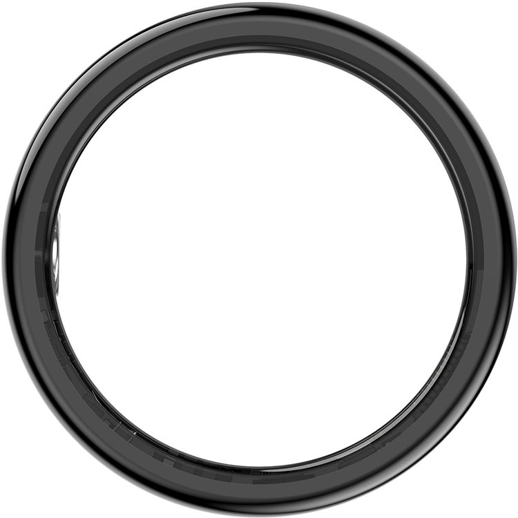 Porodo FitSync Smart Ring with Digital Display with Touch Scroll Function in Large Size 10, Up to 4 Days Active Use Time, 96KB Ram & 128KB ROM, Camera Gesture Control, Activity Tracking & 128 Sport Modes - Black
