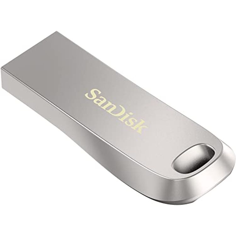 SanDisk 128GB Ultra Luxe USB 3.1 Gen 1 Flash Drive - SDCZ74-128G-G46 - Black