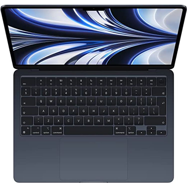 Apple 2022 MacBook Air laptop with M2 chip: 13.6-inch 8GB RAM - Midnight - English - 256GB