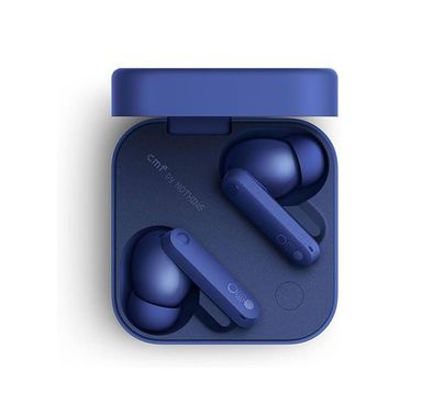 Nothing Buds CMF Pro 2 Wireless Earphones with 50dB Hybrid ANC, Low Lag Mode for Gaming Transparency Mode, Spatial Audio Support, 43 Hours Total Battery Life with Charging Case - Blue 