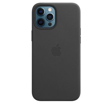 Apple iPhone 12 Pro Max (6.7") Leather Case with MagSafe - Black