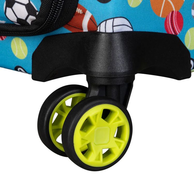 it Luggage Kids Maxpace Luggage, 31L Capacity, 8 Spinner Wheels, Telescopic Handle - Ocean Blue