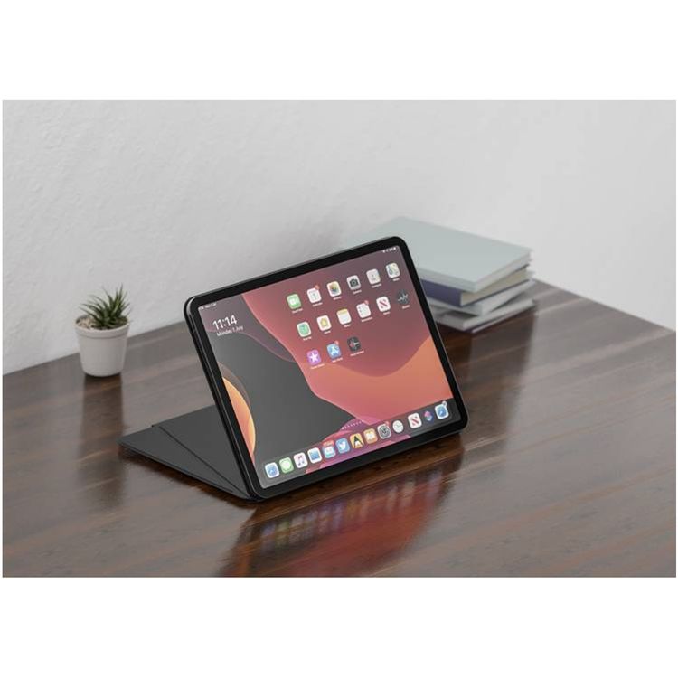 Levelo Luxora Folio Case for iPad Pro 11", Strong Magnetic Hold, Multi-Fold Design, Adjustable Height - Black