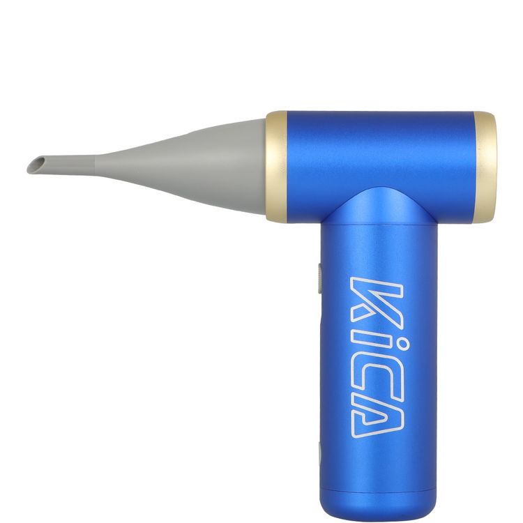 Kica Jet Fan 2 Vacuum Kit, 4 m/s to 20 m/s Adjustable Wind Speed, 101000RPM Brushless Motor, Aviation-Grade Aluminum Shell, Uses for Cleaning, Drying, Inflating & Dusting Hard-to-Reach Areas, Vacuum Accessories Included - Blue