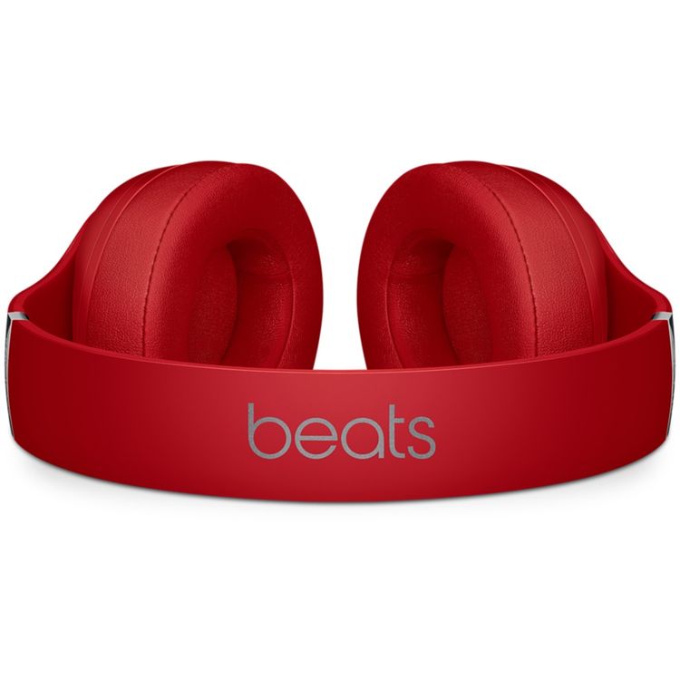 Beats Studio 3 Wireless Headphones with Custom Tuned Drivers, On-ear Control Buttons, Adjustable Headband for Extended Comfort, Sky-line Collection, Apple W1 Chip, Multi-device Pairing, Pure ANC, Up to 40 Hours Battery Life - Red