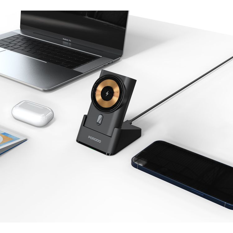باور بانك Porodo 5200 مللي أمبير في الساعة مدمج مع منفذ Type-C Magsafe