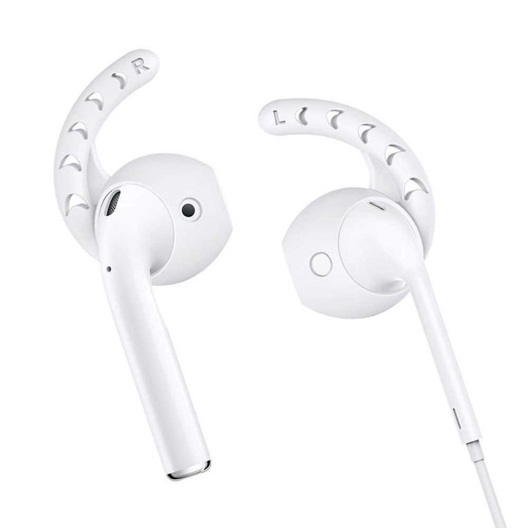 AhaStyle Premium Silicone Earhooks Cover Compatible for AirPods 1/2 ( 3 pairs ) Suitable for Running, Jogging, Cycling and Other Fitness Activities
