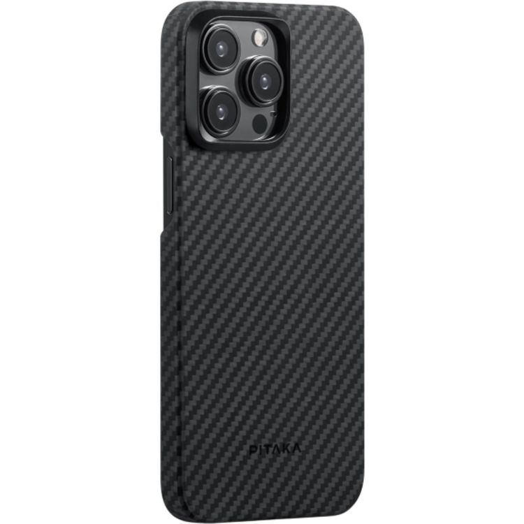 Pitaka iPhone 15 Pro For MagEZ Case 4 1500D - Black/Grey Twill