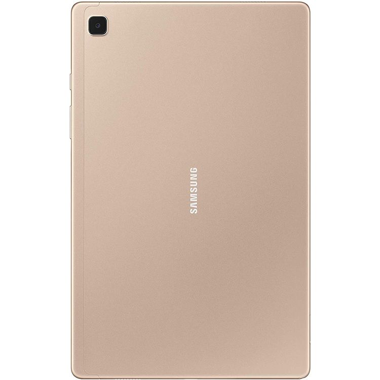 Samsung Galaxy Tab A7 T500 10.4" inch Display 3GB RAM / 32 GB ROM, 15W Fast charging, 7040 mAh Long-Lasting Battery, Snapdragon Chipset, Octa-Core Processor, Tablet with Face Recognition, Samsung Knox ( Wi-Fi + LTE ) - Gold