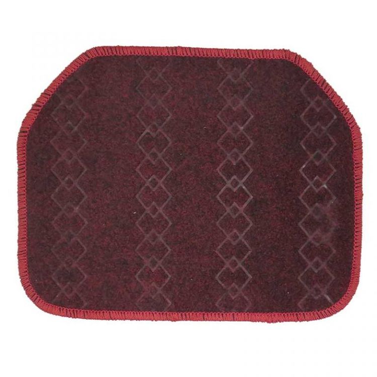 RoadPower Universal Car Floor Mats Patterned - Maroon