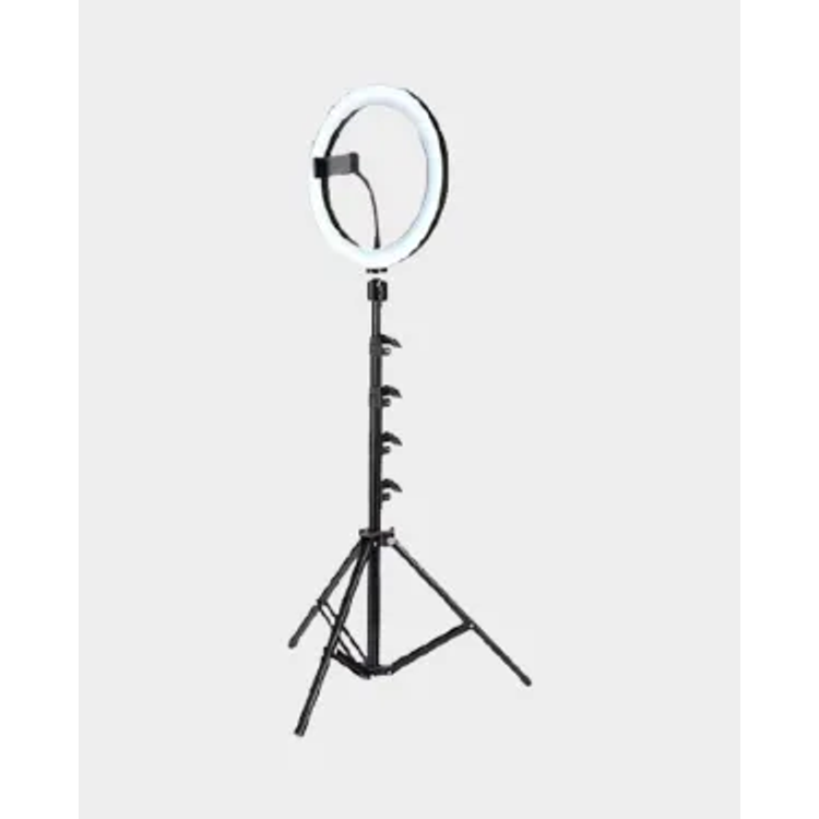 Wonew Selfie Ring Light with Tripod Stand 10  - Black