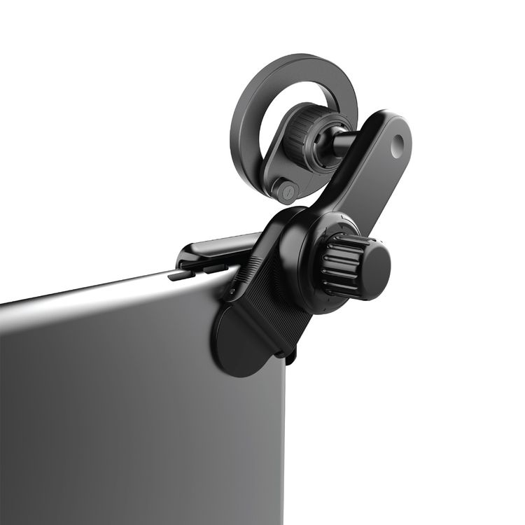 Green Lion GX23 Screen Flex MagSafe Phone Holder with Adjustable Arm, N52 Strong Magnets, 360° Rotation, Easy Installation, Up to 1.8kg Adsorption Force - Black