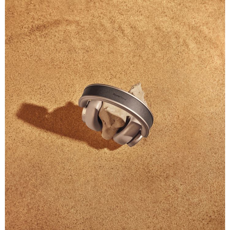 Urbanista Los Angeles Solar-Powered Wireless Headphones with Ambient Sound, Siri and Google Voice Assistant, Compatible with iOS & Android, Virtually Infinite Playtime - Sand Gold