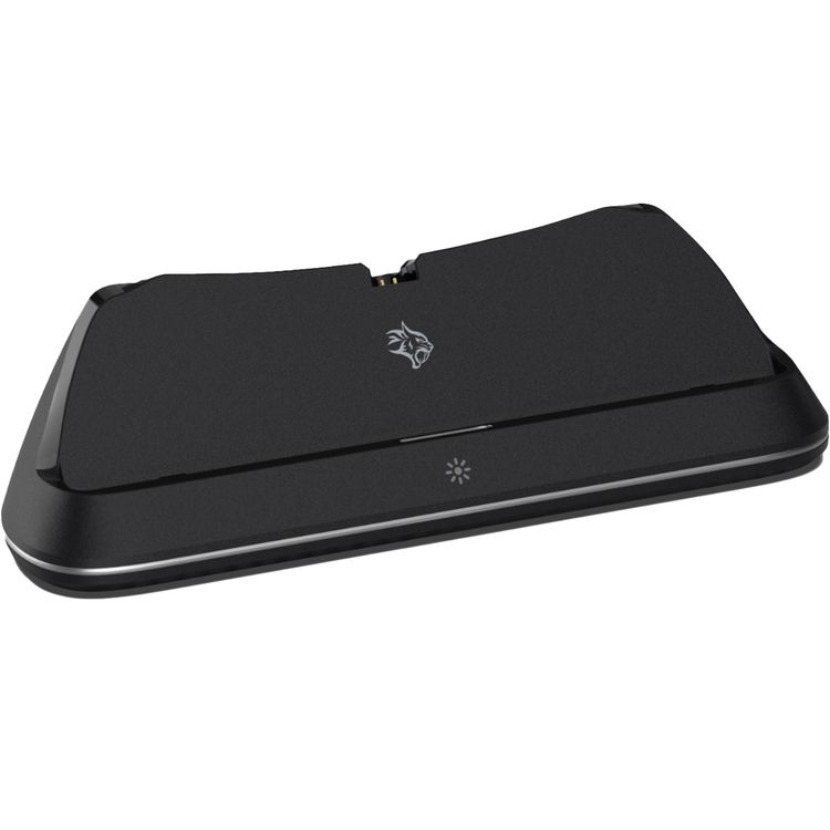Porodo Gaming PlayStation Portal Charging Dock with Anti Slip Base, Built-in Safeguard, ABS Material, RGB Light - Black 