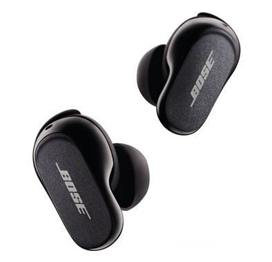 Bose QuietComfort Ultra Earbuds II, True Wireless, Up to 24 Hours Battery Life, Up to 9 m Bluetooth Range, Touch Control, Noise Cancellation - Black