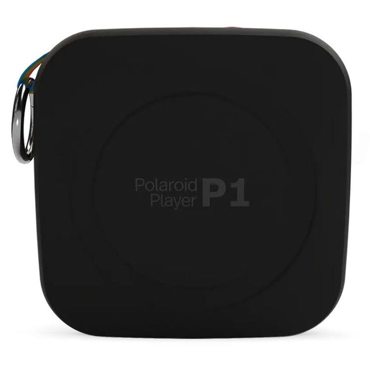 Polaroid P1 Music Player, Up to 10 hours of battery life, 3.5mm auxiliary port, IPX5 waterproof, 2 hours to full charge - Black 