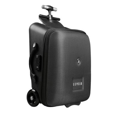 Levelo Horizon 20" Travel Luggage with Child Seat - Black