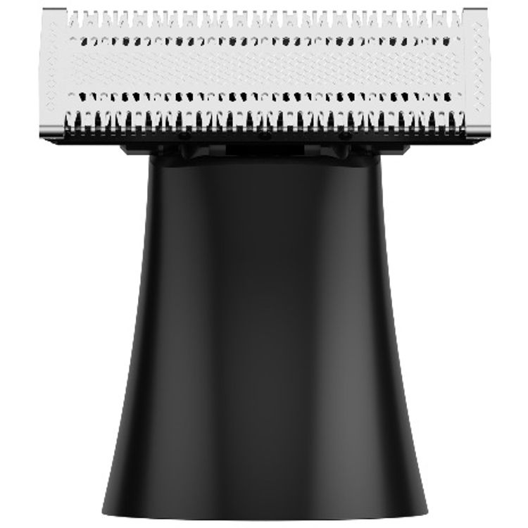 Green Lion One Blade Plus Trimmer with Detachable Heads, 1.5 Hours Working Time, 600mAh Battery, USB-C Charging Port, 5W Power, Nose, Eyebrow & Hair Trimmer - Black