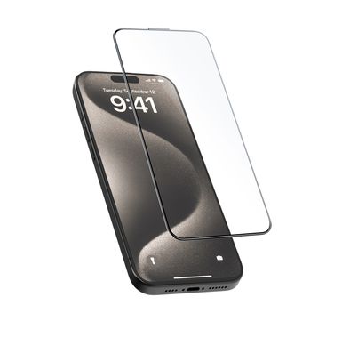 واقي شاشة Froog HD لهاتف iPhone 16، مضاد لبصمات الأصابع، مقاوم للماء، مقاوم للخدش - شفاف