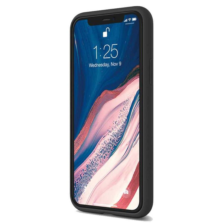 Elago Silicone Case Compatible w/ iPhone 11 Pro, Full Protection, Slim & Lightweight, Anti-Fingerprints, Dirt & Scratch Proof, Raised Lip for Camera & Screen Protection - Black